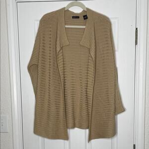 Moda International Y2K Vintage Women's Beige Knit Cardigan Victorias Secret smal
